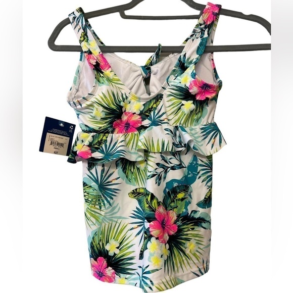Floral print tankini top size Small - Picture 2 of 7